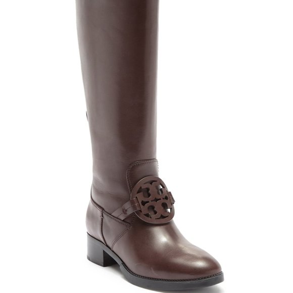 NIB Tory Burch® Brown Miller Pull-on Boots - Picture 6 of 16